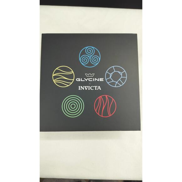 GLYCINE x INVICTA Men's Watch Quartz 5 Elements Gold - Picture 13 of 14